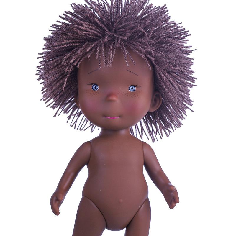 New Mia 24Cm Vinyl Naked Dolls With Movable Joints Waldorf Diy Custom Play Dolls For Kids Pretend Play Handmade Craft Toys