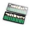 Wool Felt Grinding Head Polishing Glass 12 Pcs 2.35mm Shank