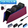 5 COLORS for PS5 Controller Charging Dock Dual Fast Charger Station for PS5 Type-C & PS5 Edge Game Controller  Indicator