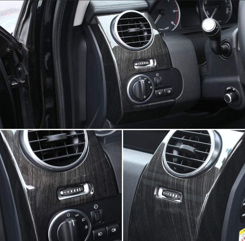 For Land Rover Discovery 4 LR4 2010-2016 ABS Car Side Air Conditioning Vent Outlet Cover Trim Stickers Car Accessories
