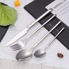 20/24/28 Pieces Sliver Tableware Stainless Steel Western Cutlery Sliverware Mirror Dinner Set Knife Spoon Fork Kitchen Utensils