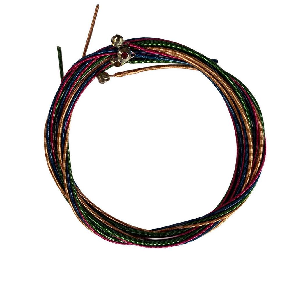 4 Telli Elektrikli Bas Gitar İçin Renkli Çelik Teller - Müzik Aleti Aksesuarları