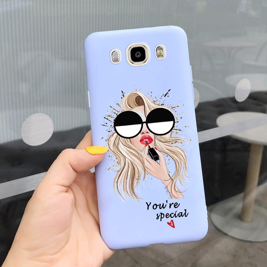 Lovely Phone Case For Samsung Galaxy J7 2016 Case Silicone Candy Cover Bumper For Samsung J7 2016 J710 J710H SM-J710F Soft Cases
