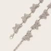 New Metal Sweet Woman Waist Chain Spring Skirt Versatile Heavy Industry Young Elegant Rhinestone Butterfly Waist Chain