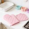 Cotton Quilted Oven Mitt Set Anti-Scalding Potholder Baking Glove Oven Glove  Cooking
