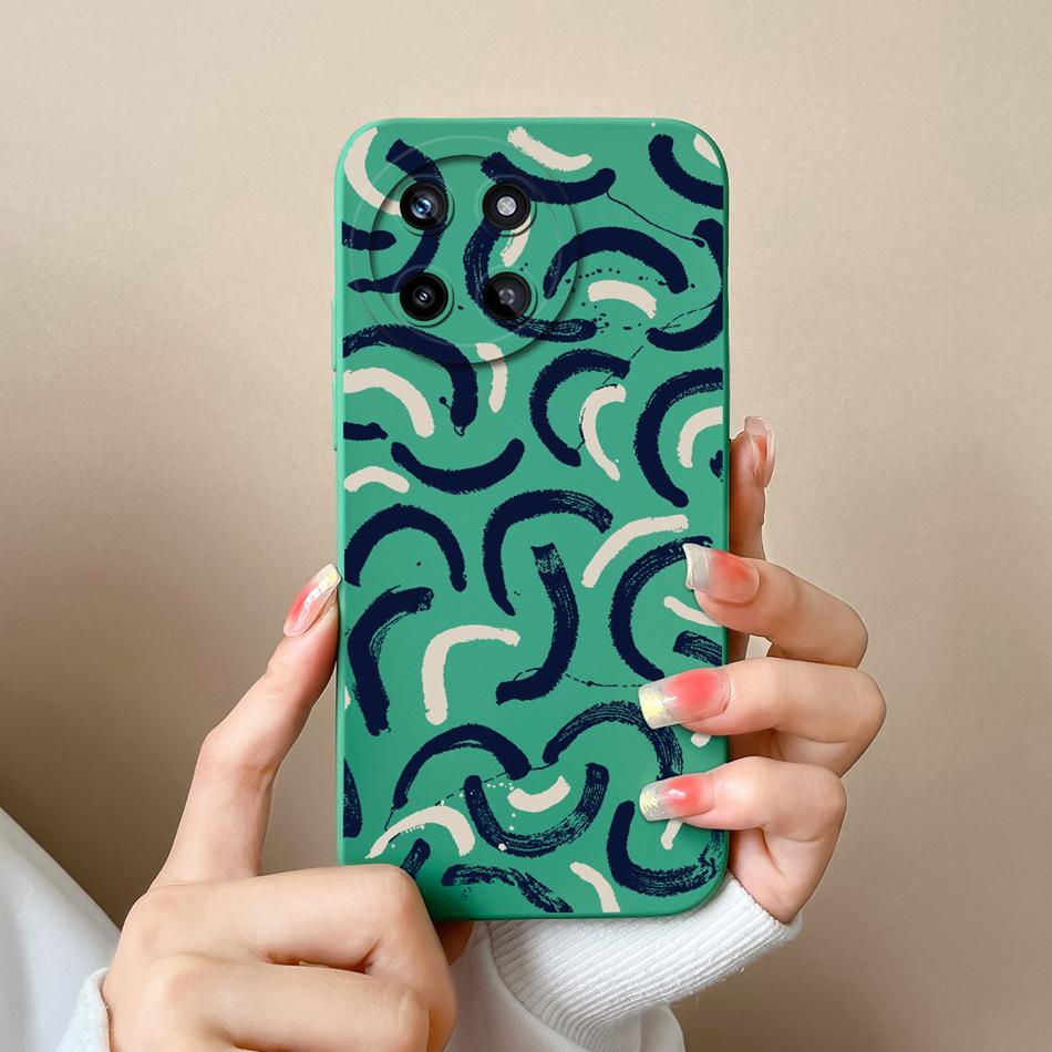 Leisure Style Case For Oppo Realme 11 Pro Plus Full Protection Soft Liquid Silicone Back Cover For Realme11 4G 5G Phone Cases