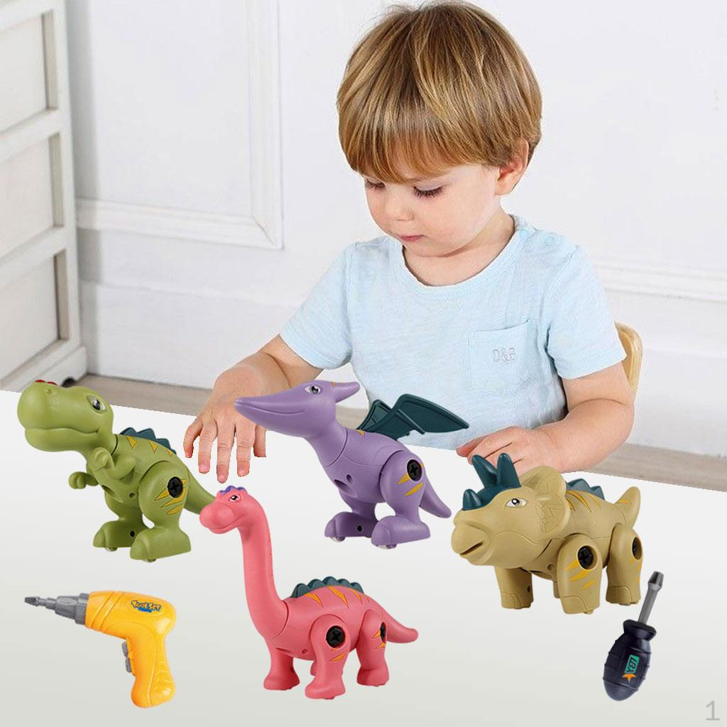 Dinosaur Children Dino Building Toy Set for Boys And Girls Rod Playset Learning Gifts