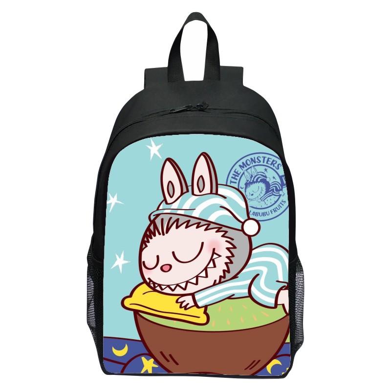 Schoolbag Printed Rabbit, Elementary School Cartoon Cute Backpack 123 Grade Doll Boys and Girls