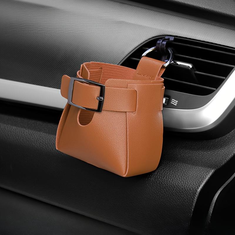 Car Storage Vent Bag Storage Box Air Conditioning Vent Car Phone Bag Miscellaneous Hanging Bag Car Decoration Supplies