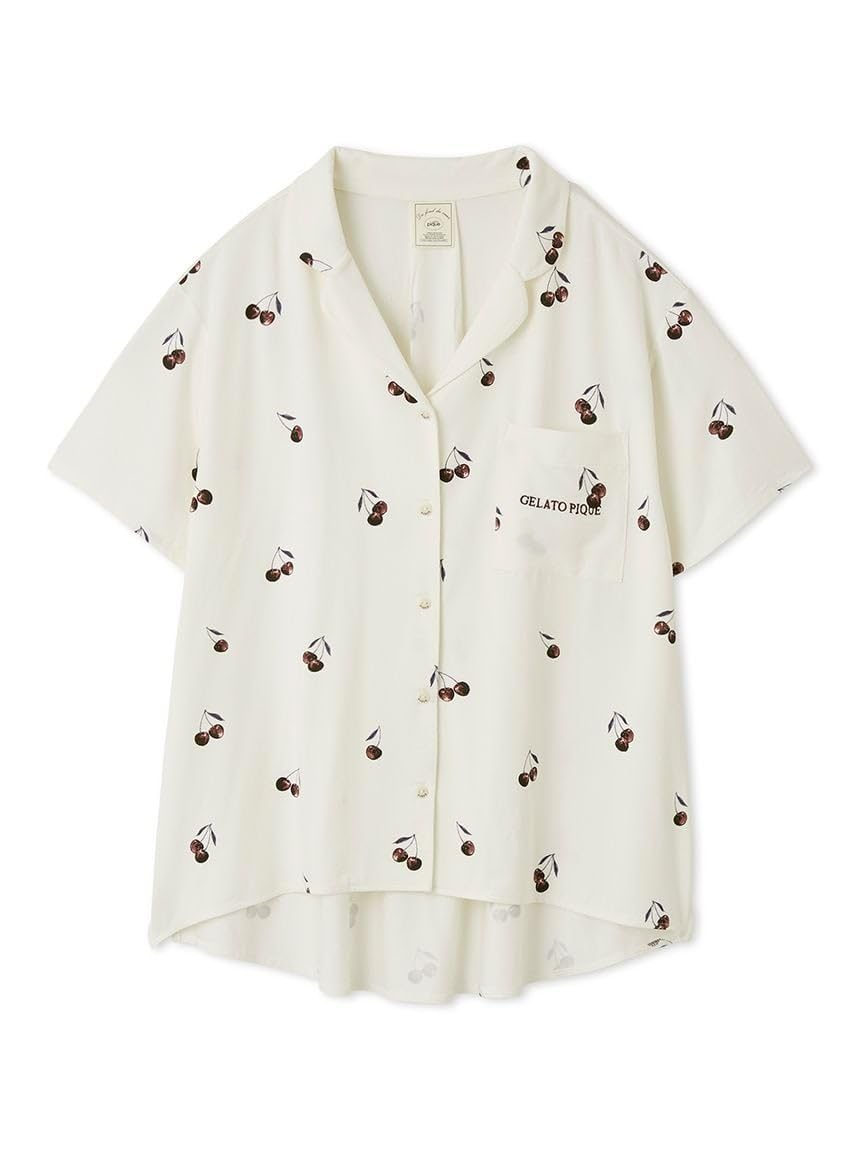 

Gelato Pique Cherry Print Shirt PWCT254277OWHTF
