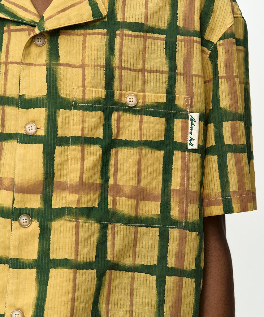 ADSB ANDERSSON BELL Rothko Open Collar Shirt Atb1525M(Yellow)