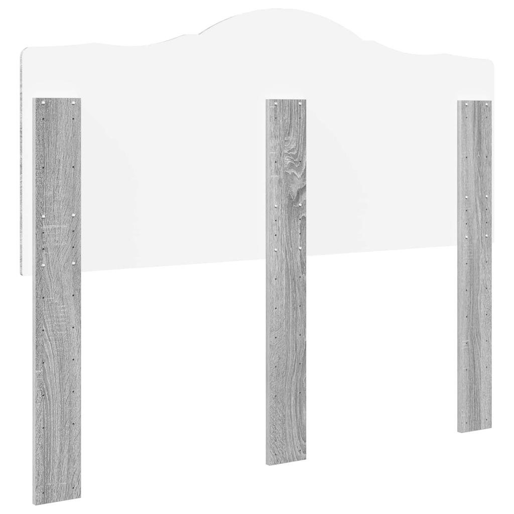 Headboard Grey Sonoma Wood Based Material
