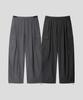 BLACK MOMENT Essential Wide Cargo Parachute Pants Nylon [Black]