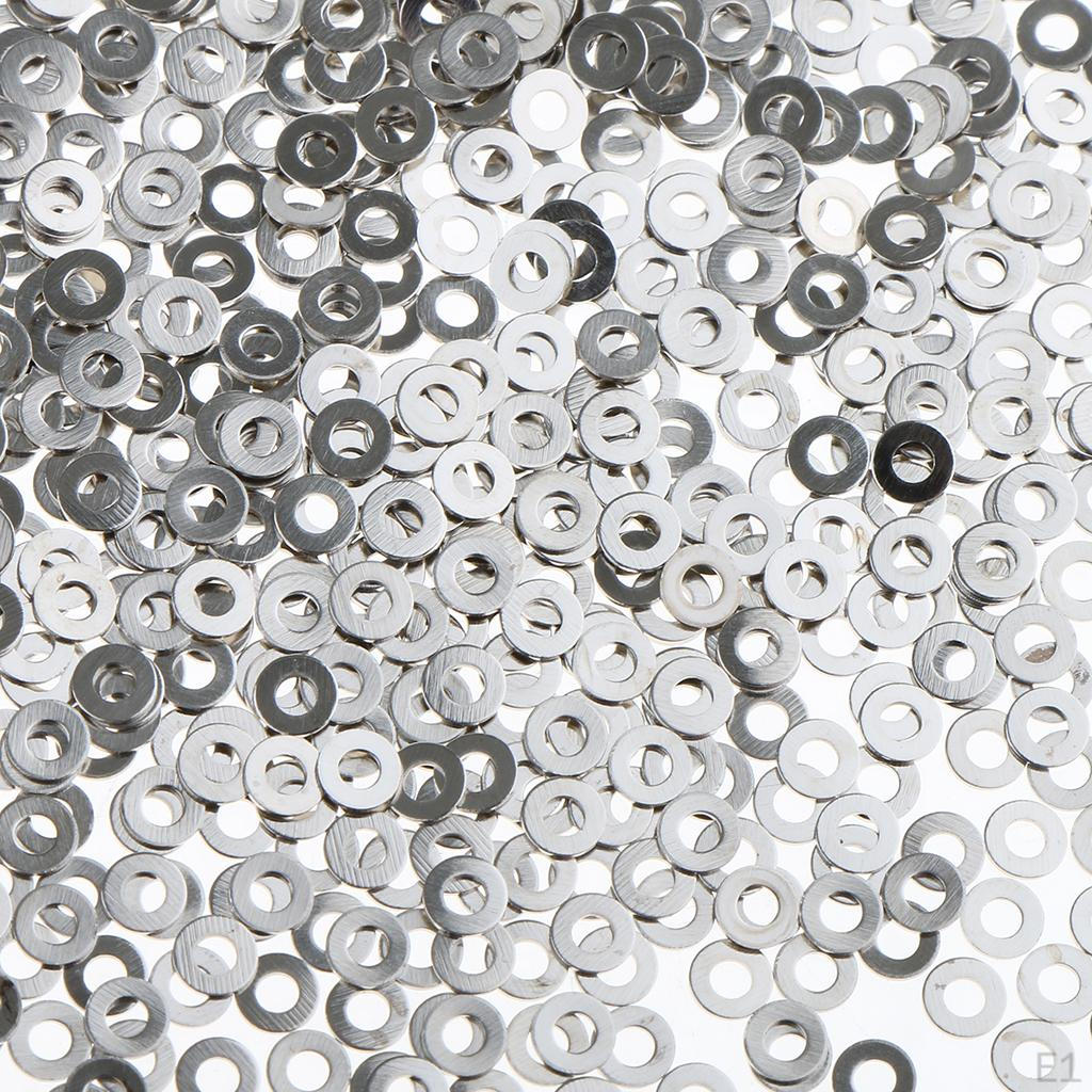 Stainless Steel Frameless Spectacles Glasses Flat Washer 1.2mm 1.4mm