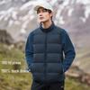 Men's Thickened Down Vest: Autumn/Winter Stand Collar, Sleeveless, Duck Down, Warm Outer Layer.