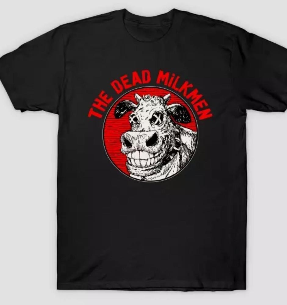 The Dead Milkmen - The Dead Milkmen Band Black All Size T-Shirt Unisex T-Shirt S