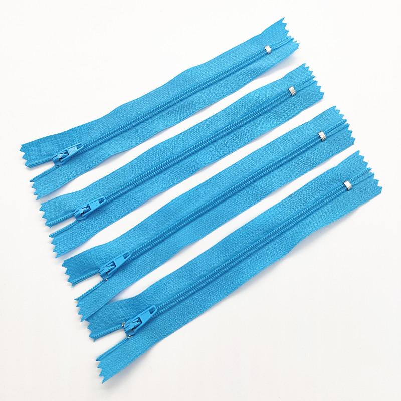 10Pcs  3# 7.5Cm-60Cm (3-24 Inches) Closed Nylon Coil Zipper  Suitable For Clothes 20 Colors Zippers For Sewing