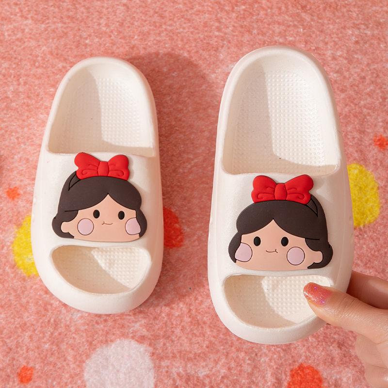 Children's cool slippers girls summer cute little girl bath princess indoor parent-child non-slip boys and girls cool slippers