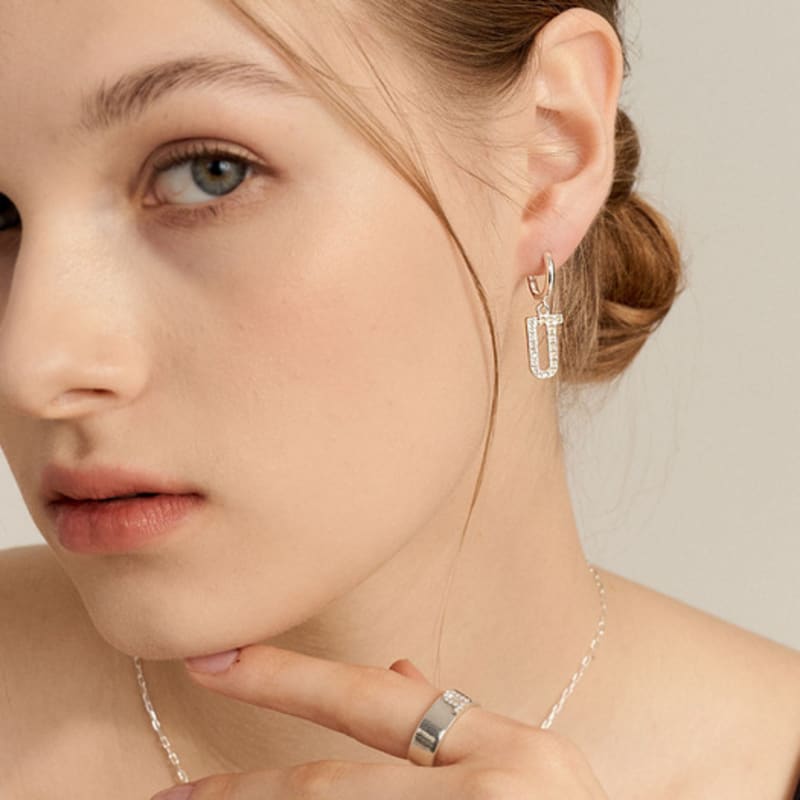 UNI.J [Ir250]Shiny Signature Silver Ring