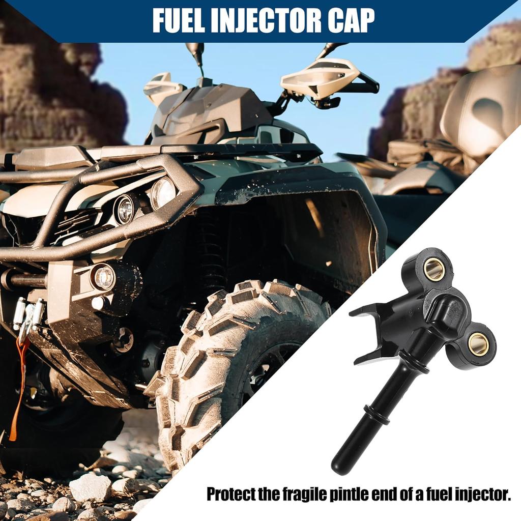 Fuel Injector/Cap for Foreman 500 2014-2019 for Rancher 420 2014-2021 / Fuel Injector Pintle Cap/Durable / 1 Pc/Black