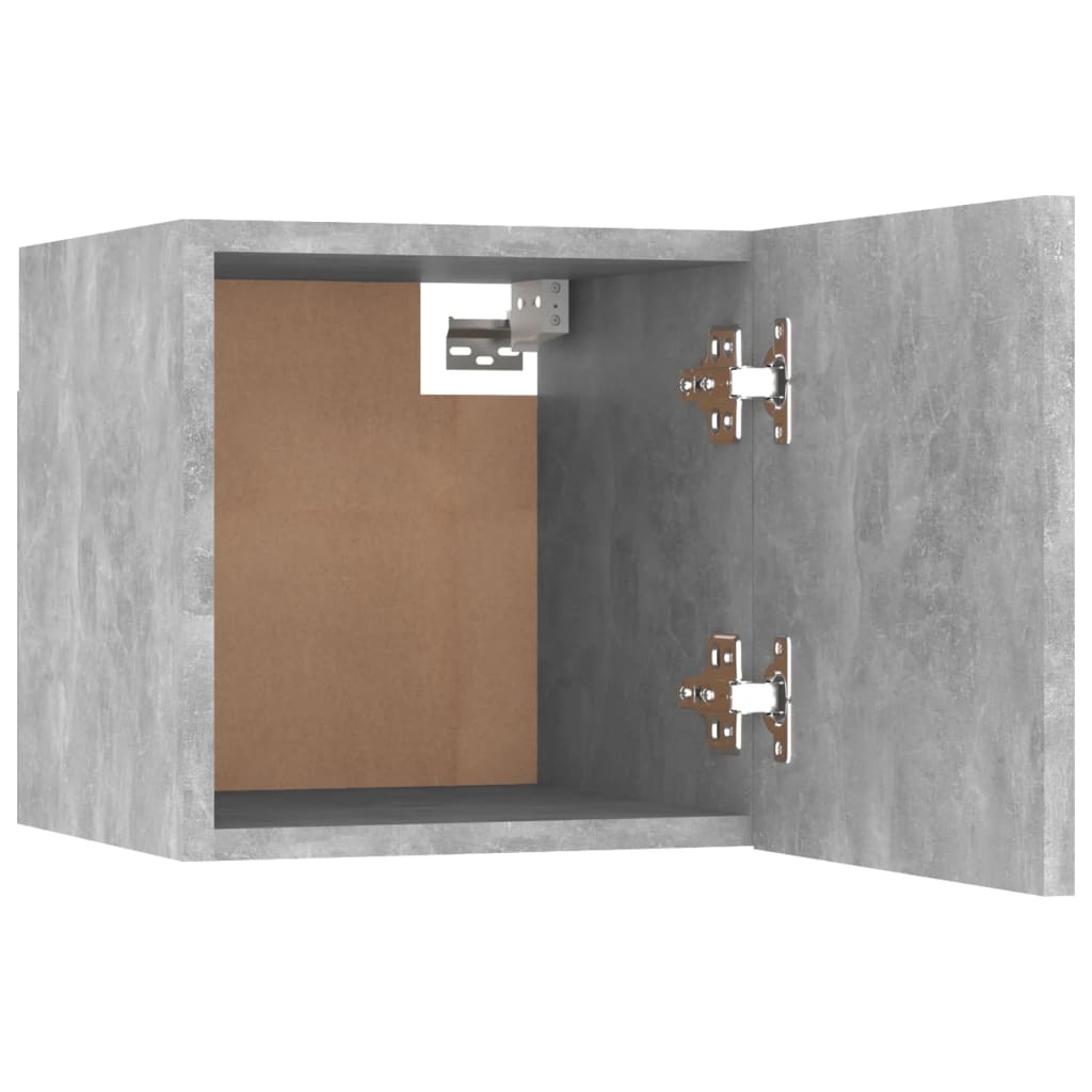 Nightstands 2 pcs Concrete Grey 30.5 x 30 x 30 cm Particleboard