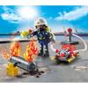 PLAYMOBIL 71826 Pompier pompe à eau &amp; réservoir enflammé