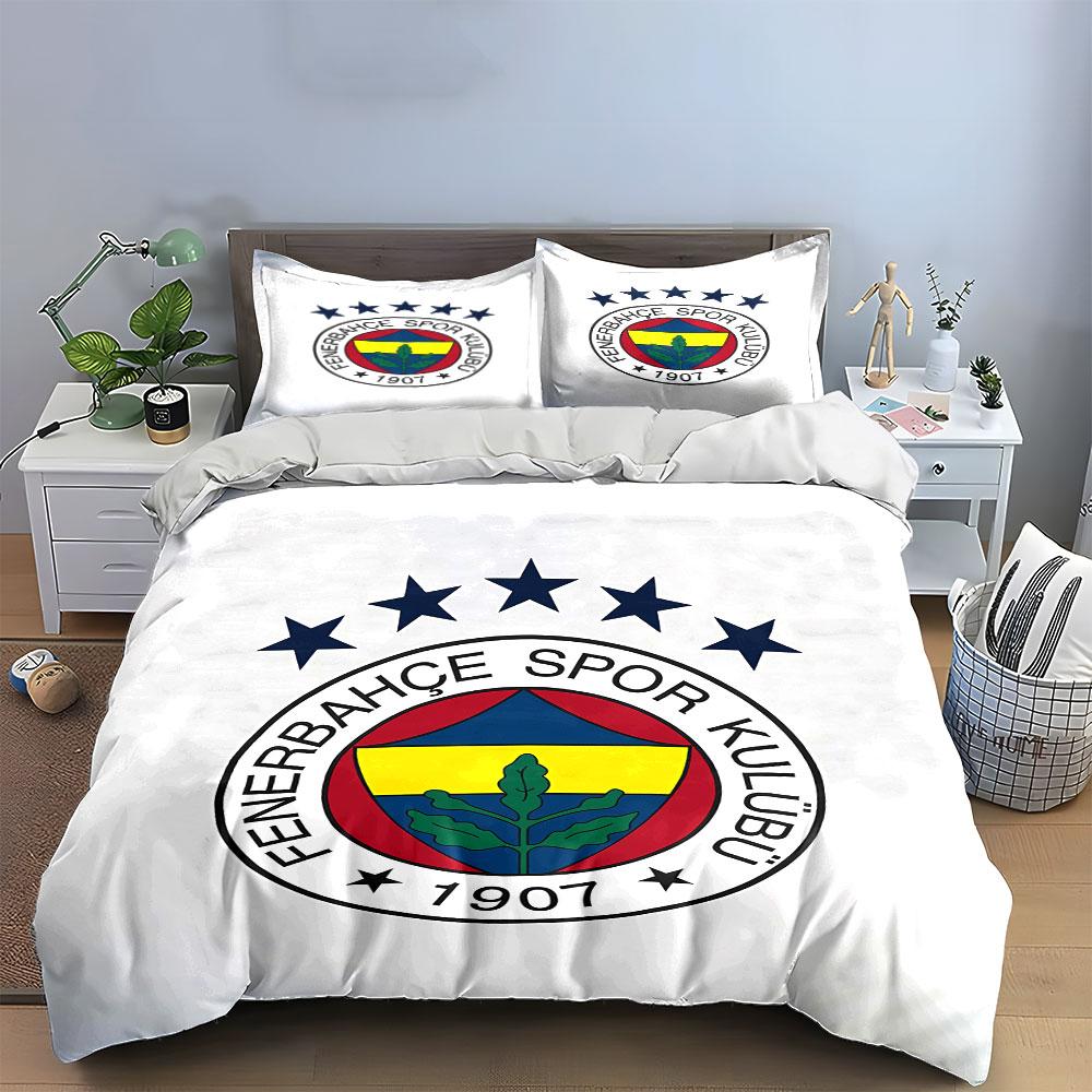 Fenerbahce Logo Bedding Set Bedding Duvet Cover Set Duvet Cover Pillowcases (1 * Duvet Cover 2 * Pillowcases, without duvet insert)