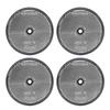4Pcs Safety Reflectors Red Round 72mm Dia with Screw for Mailboxes Driveway Tunnels Post Cars Trailer Red