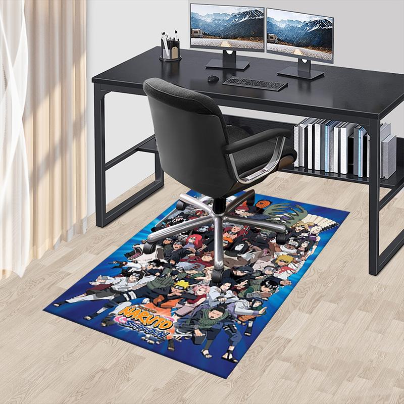 1pc Naruto Movie Poster Carpet for Playroom Bedroom Living Room Sofa Home Decor,kids Game Area Rug Non-slip Floor Mat Y723111