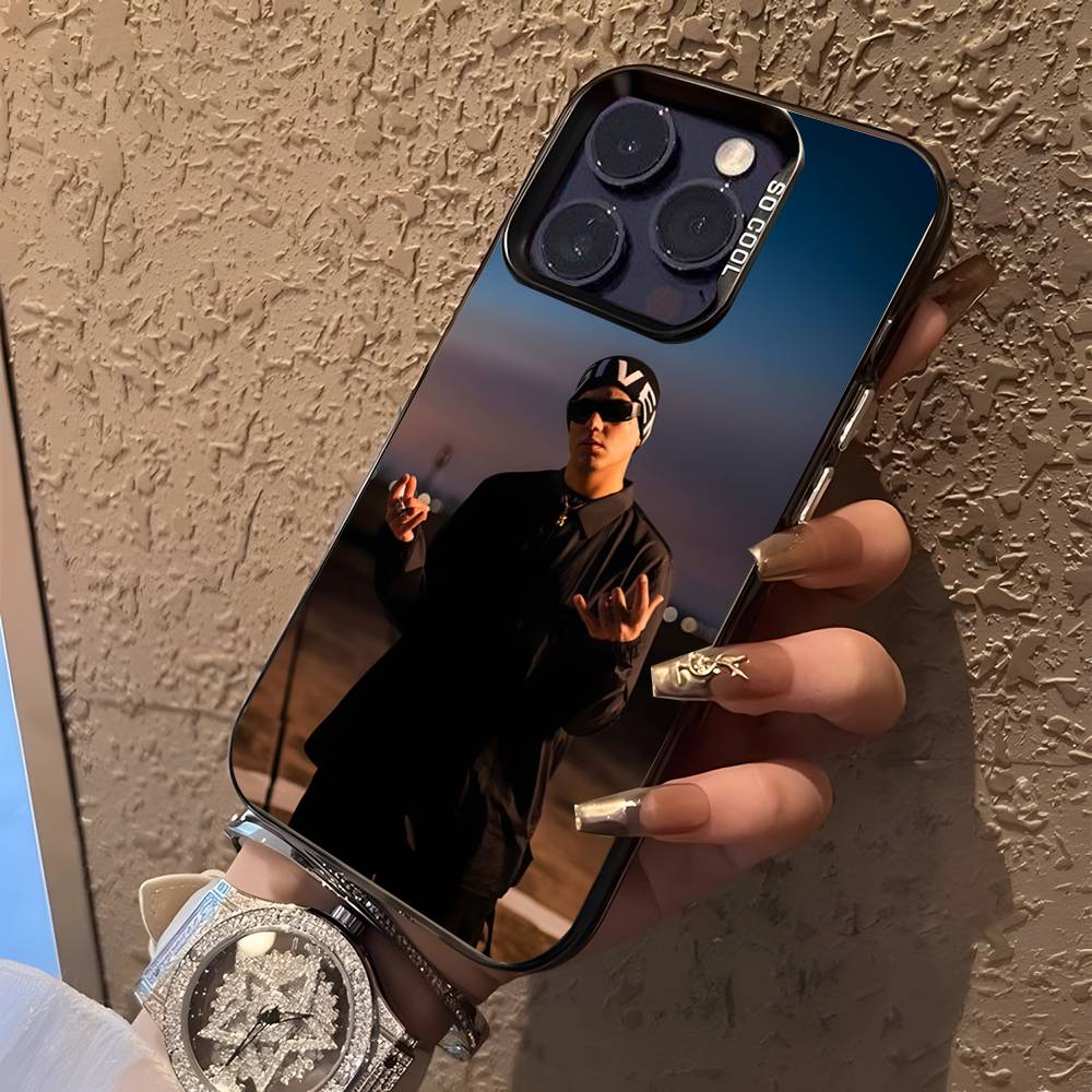 Rapper AMERI D-DUKI For iPhone 17,16,15,14,13,12,11,Mini,Pro,E,SE4,XS,MAX Black Candy Matte Cover