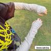 2023 Women's UV Protection Ice Silk Arm Sleeves for Driving and Sunshade