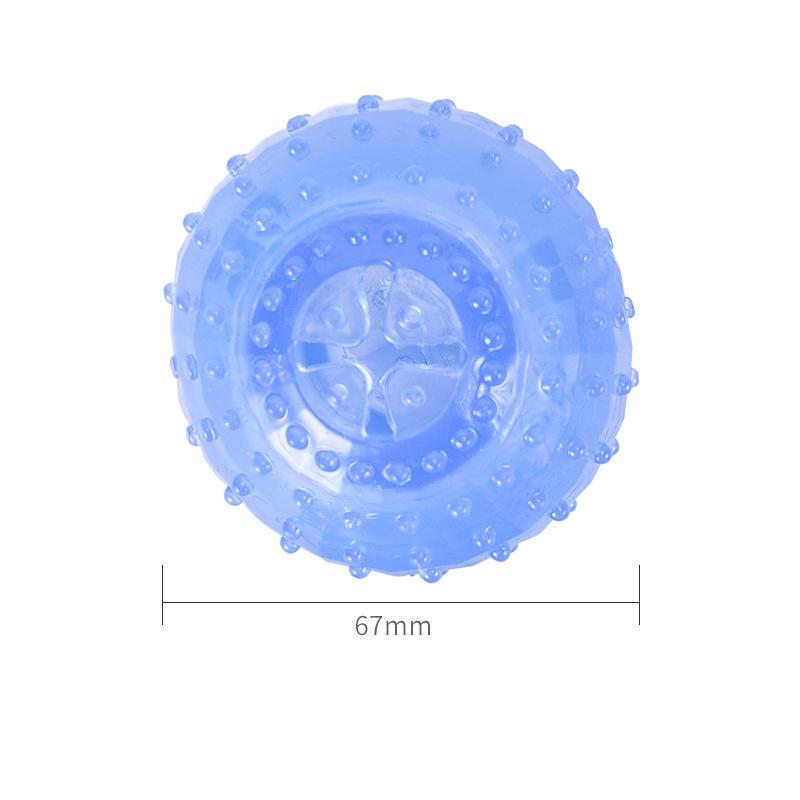 Summer Dog Chew Toys Teething Balls Durable Frozen Puppy Rubber Bone Toys Teeth Cleaning Bones Chewing Training Pet Supplies