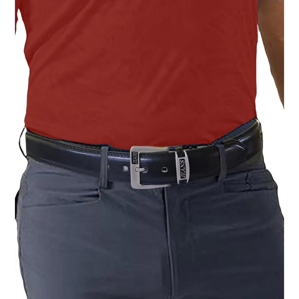 Duke Mens D555 Kenny Bonded Leather Buckle Waist Belt