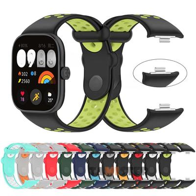 Sports Silicone Watch Band For Redmi Watch 4 Strap Accessories Replacement Bracelet For Xiaomi Mi Band 8 Pro Wristband Correa