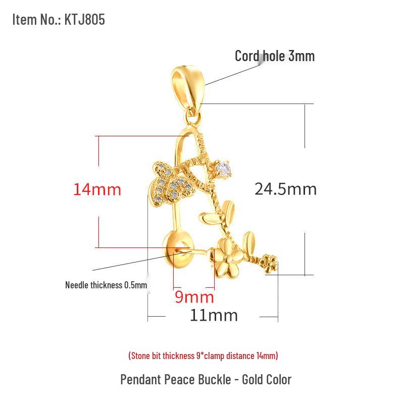 

Sunflower Jade Pendant with Amber Inlay and S925 Silver Clasp золотий