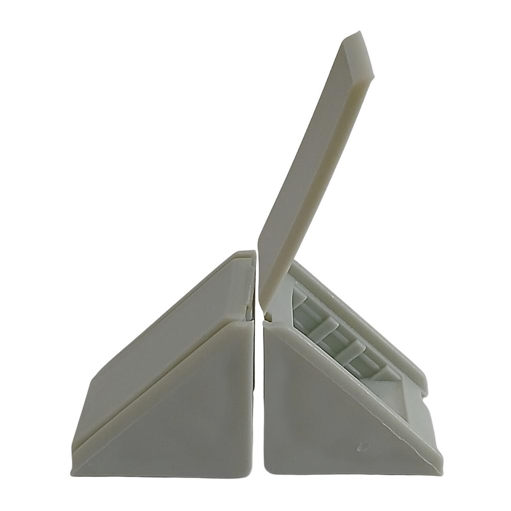 Furniture Angle Bracket 27x27x20 Komandorek Bracket with Flap GRAY (03) 100 PCS