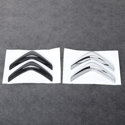 1 Pair Car Front Hood/Rear Trunk Logo Badge Stickers For C2 C3 C4 C5 C6 C-Quatre C4L C-Elysee Picasso VTS Accessories