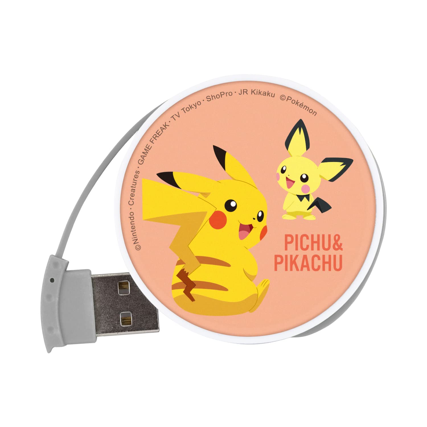 

Gourmandise Pokemon Круглый USB-хаб, Пичу и Пикачу, POKE-783A