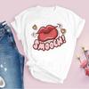 Fashion 2025 Women T-Shirt Pink Beautiful Butterfly Graphic Print Female T Shirt Casual Harajuku Short Sleeve Kawaii Ladies Tops