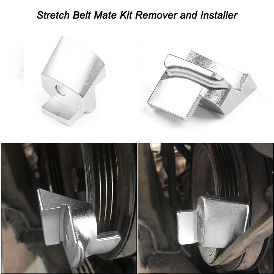 1PC Stretch Belt Remover & taller Tools Kit For Cart Skid-Steers Car Truck