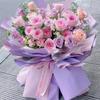 20Pcs Two-Sided Colored Flower Wrappers Waterproof Bouquet Packaging Ideal 58*58Cm Diy Gift Wrapping Paper Flower Decoration