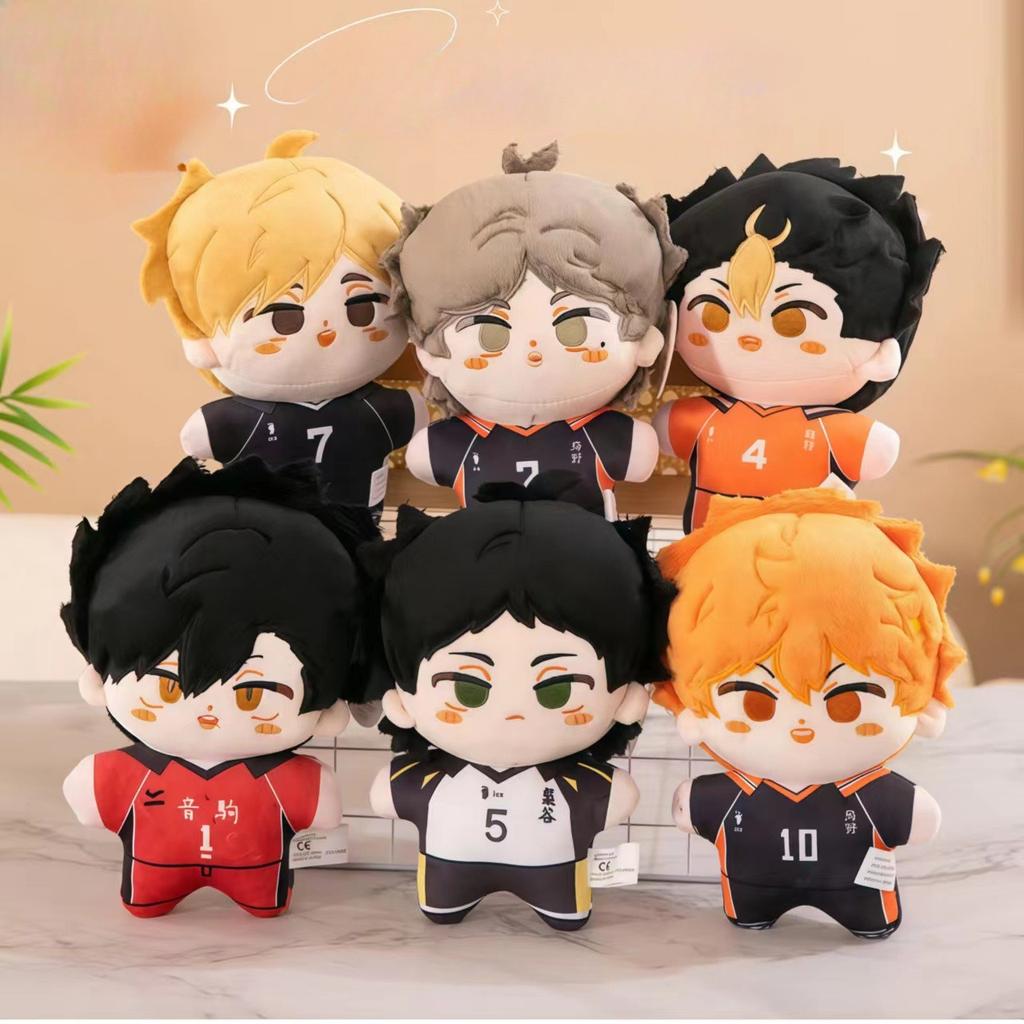 Anime Haikyuu Plush Doll 20cm Hinata Shoyo Yu Nishinoya Akaashi Koushi Kuroo Miya Atsumu Stuffed Toys Home Decor Plushie Toy