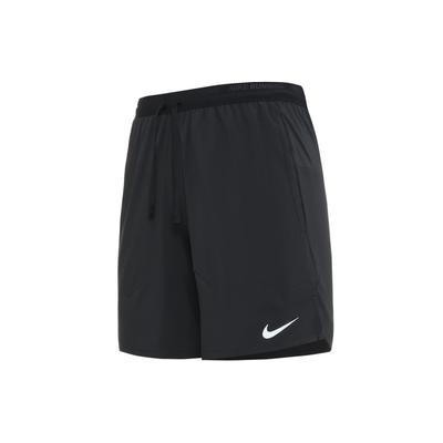 Calções Desportivos Dri-FIT Estampado com Logótipo Sólido Perna Reta Secagem Rápida Respirável Calças de Homem Preto DM4742-010