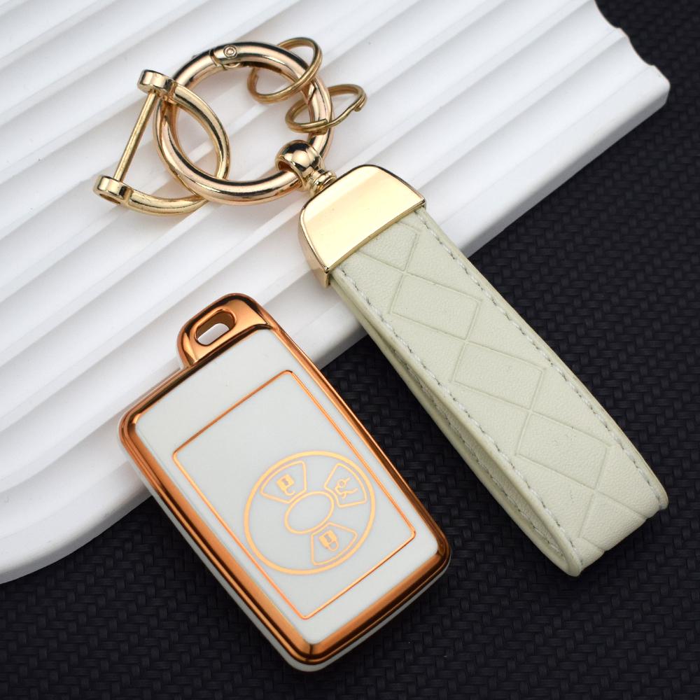 Original Color Car Key Case Cover Shell For LEAPMOTOR C01 B10 C11 Anti-Scratch Durable Auto Key Protector Garnish Accessories
