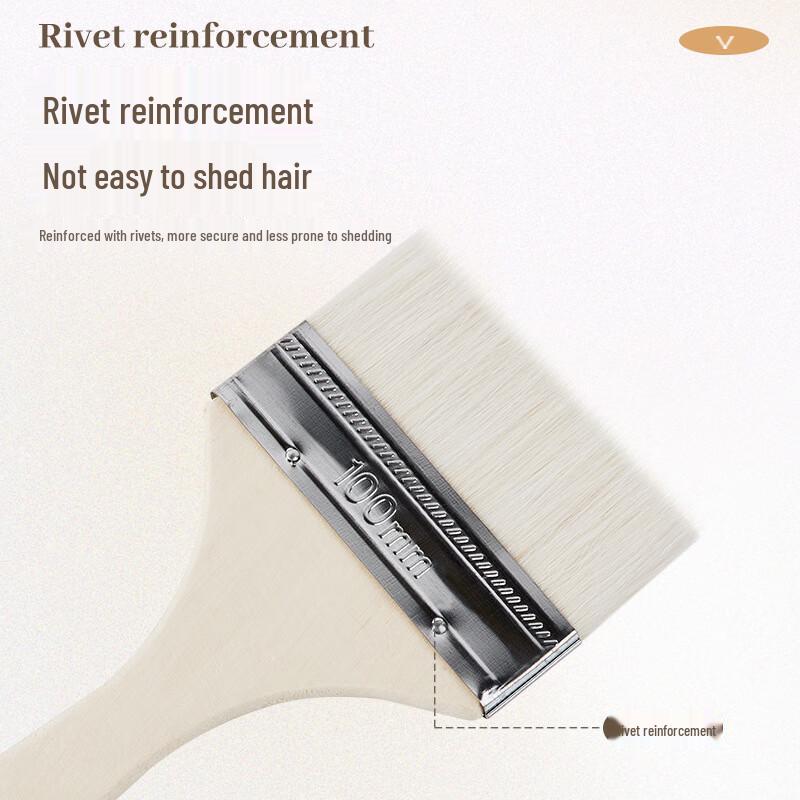 Everlasting Long Handle Wool Soft Brush