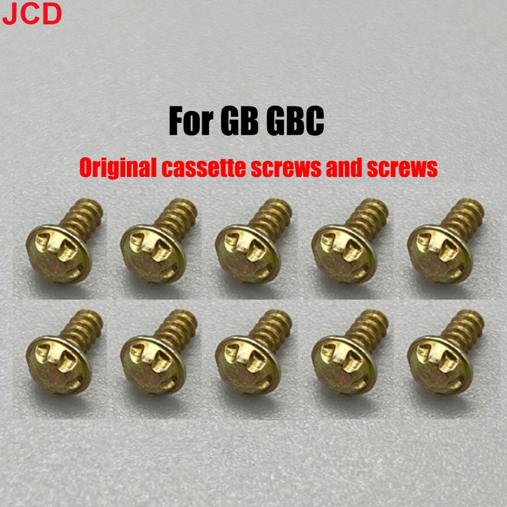 JCD 10pcs For Gameboy GB GBC GBP GBL GBA NGPC Housing Screw Y Shaped Screw Motherboard Screws Original Card Cassette Screws
