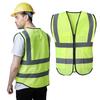 High Visibility Reflective Vest Yellow Reflective Vest Lightweight Breathable Vest for Car Safety Stay Safe On the Road