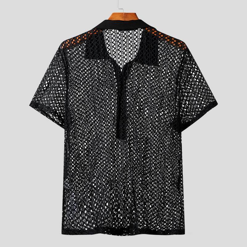Men's Faded Cotton Denim Shirt