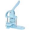Button Maker, 1/1.25/2.28 Inch(25/32/58mm) 3-IN-1 Pin Maker, 300pcs Button Parts, Button Maker Machine with Panda Magic Book, Ergonomic Arc Handle