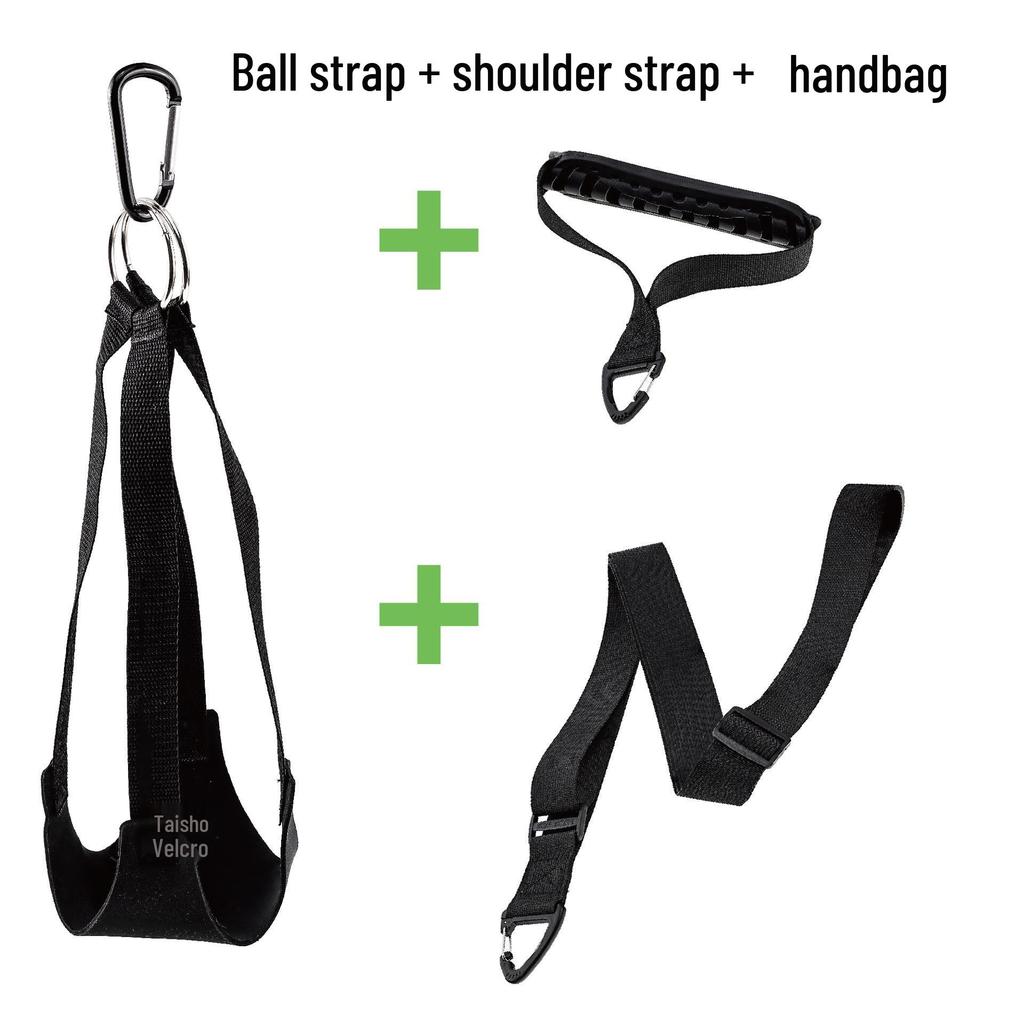 Portable Multi-Sport Ball Carrier with Strap - Easy To Carry & Store
